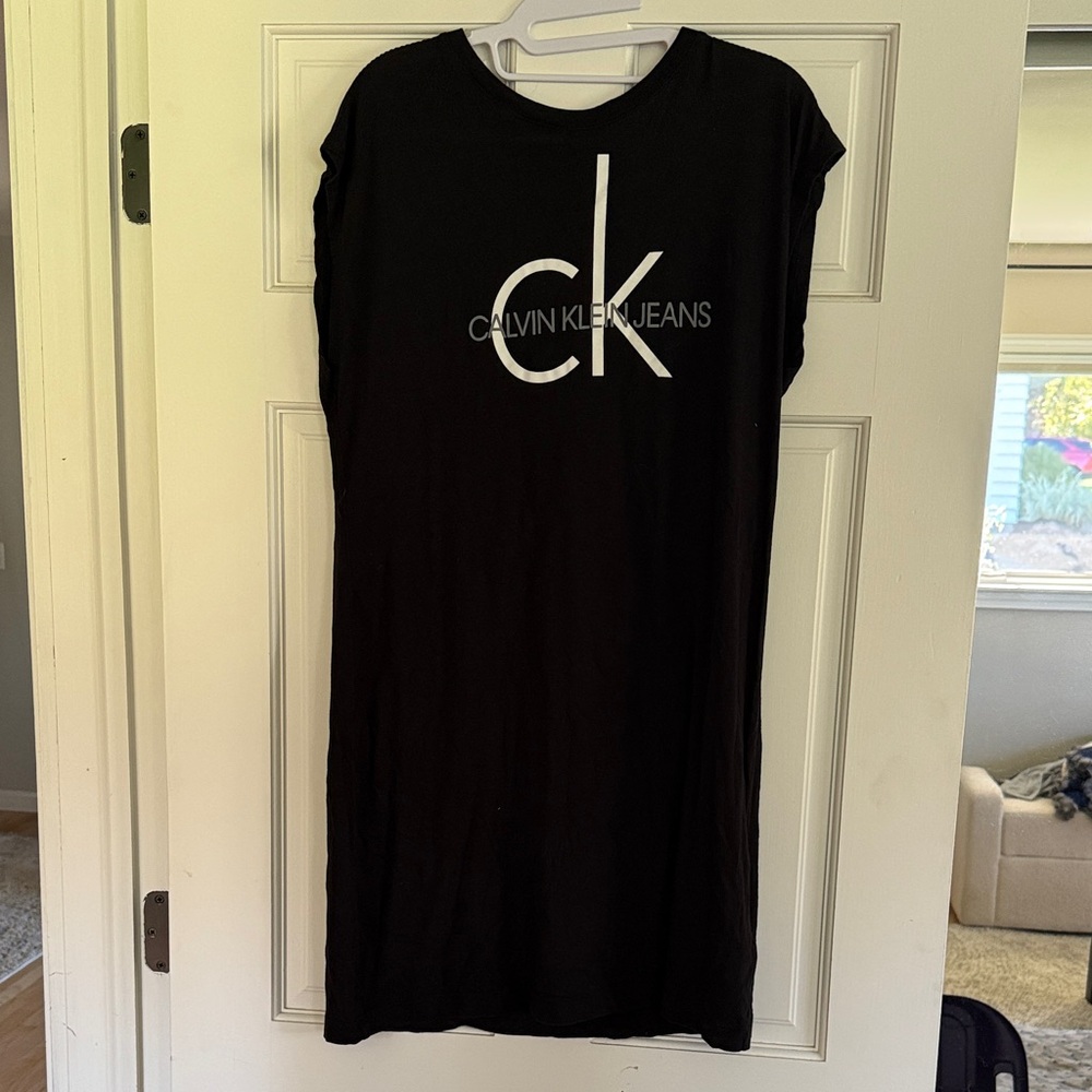 Calvin Klein Black Logo Dress